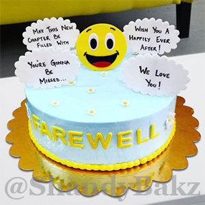 office farewell cake